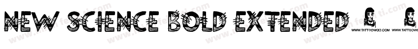 New Science Bold Extended字体转换